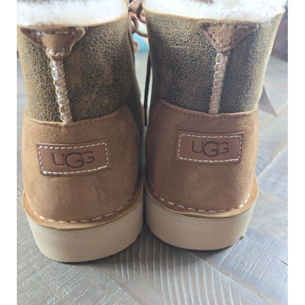 UGG Neumel Crafted Regenerate Chestnut Sandalwood Boots 1144016 Mens 14